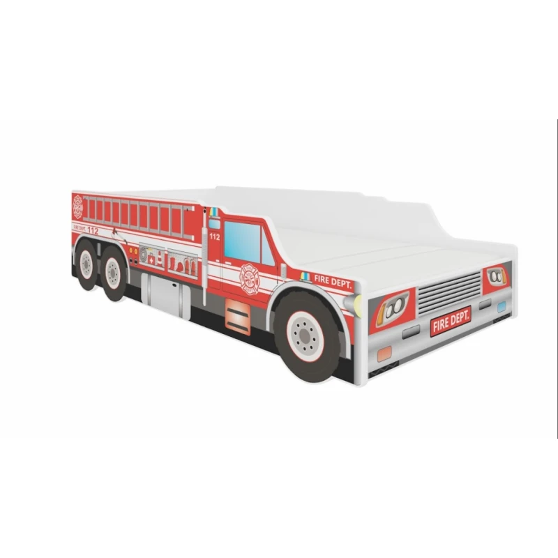 ArtAdrk Detská auto posteľ FIRE TRUCK Prevedenie: 70 x 140 cm