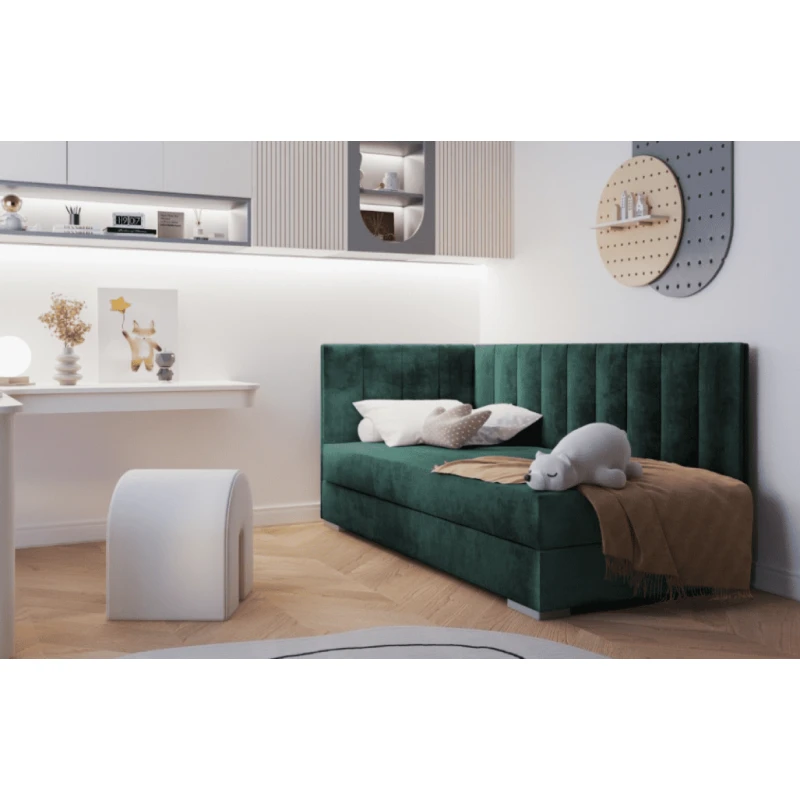 ArtBed Detská posteľ COIMBRA III | zelená 90 x 200 cm