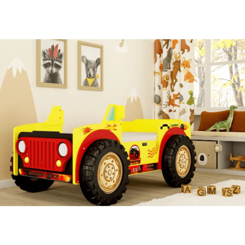 Artplast Detská posteľ MONSTER TRUCK