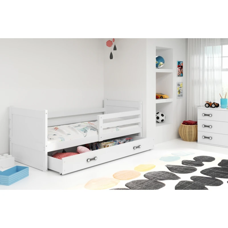 BMS Detská posteľ RICO 1 | biela 80 x 190 cm Farba: Biela