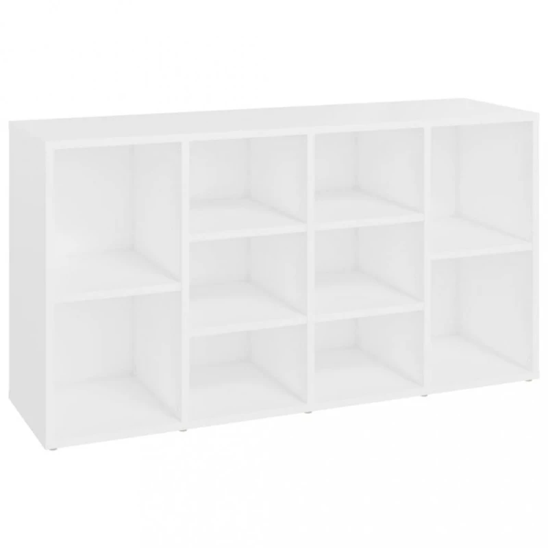 Botníková lavica DTD Dekorhome Biela