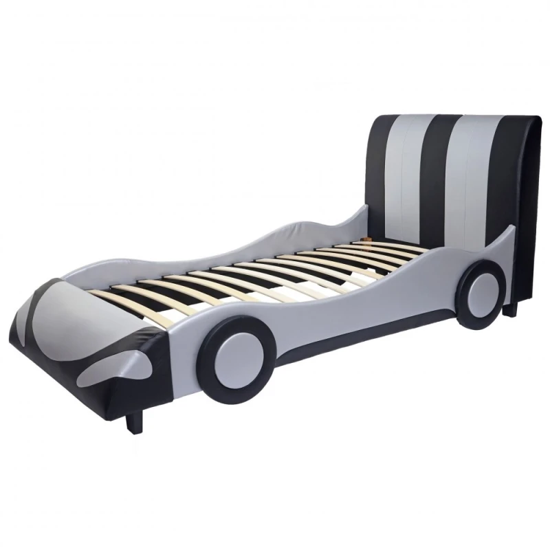 Detská posteľ auto HWC-E14 Strieborná