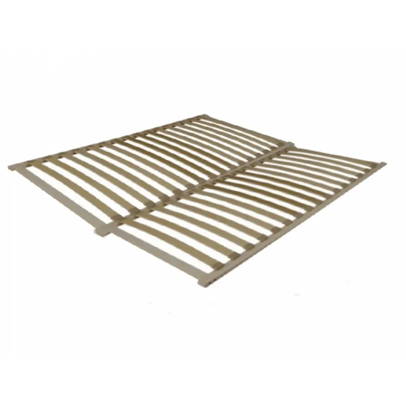 KONDELA Flex 3-zónový lamelový rošt 140x200 cm brezové drevo