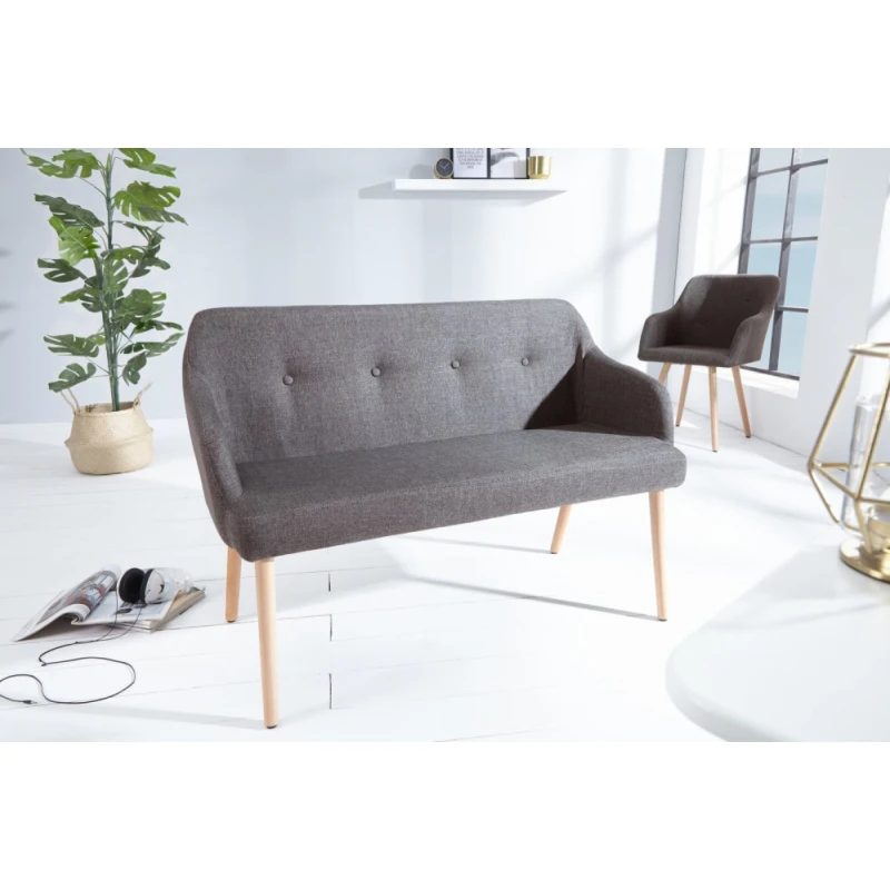 Lavica IKAROS Dekorhome Sivá