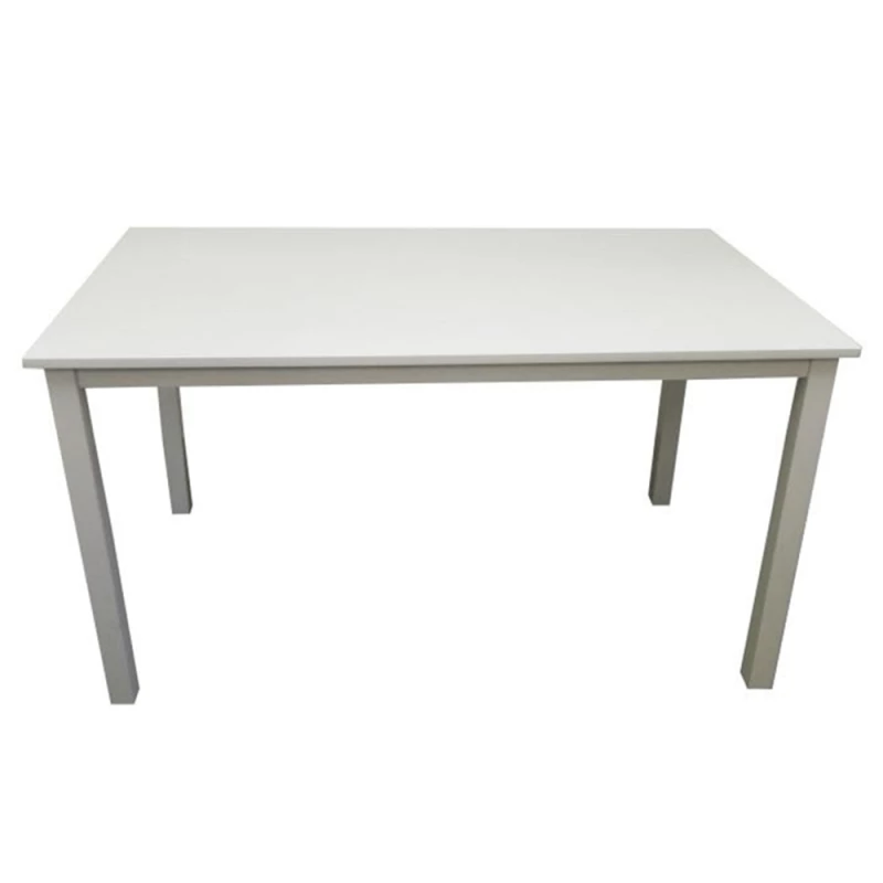 Jedálenský stôl ASTRO, biela, 135x80 cm