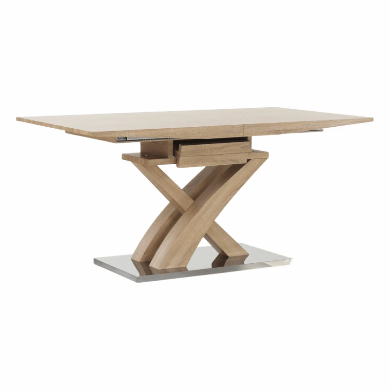 Jedálenský stôl BONET NEW TYP 2, dub, 160-200x90 cm