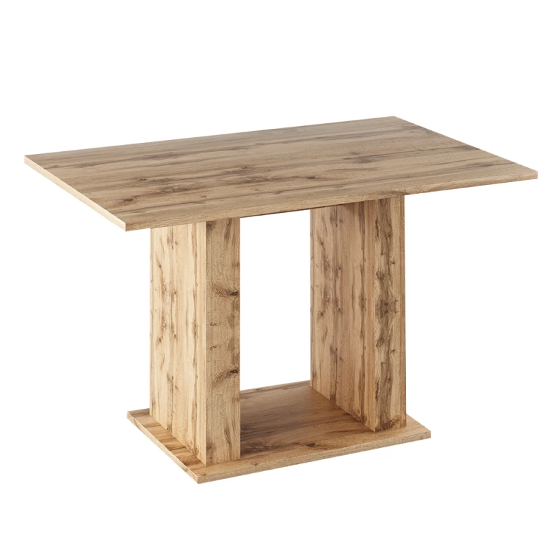 Jedálenský stôl BISTRO, dub wotan, 119x79 cm