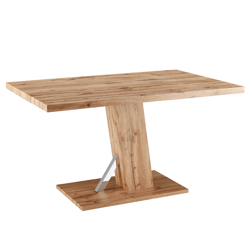 Jedálenský stôl BOLAST, dub wotan, 138x90 cm