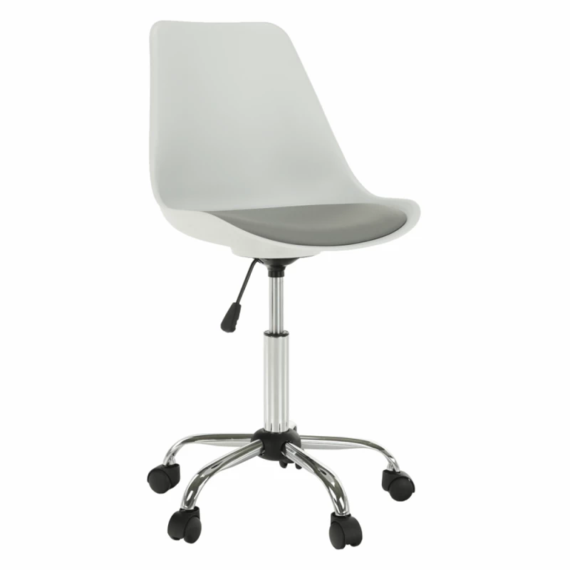 Kancelárska stolička DARISA NEW, biela/sivá