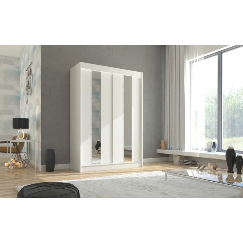 ArtAdrk Šatníková skriňa BALTON | 150 cm Farba: Biela