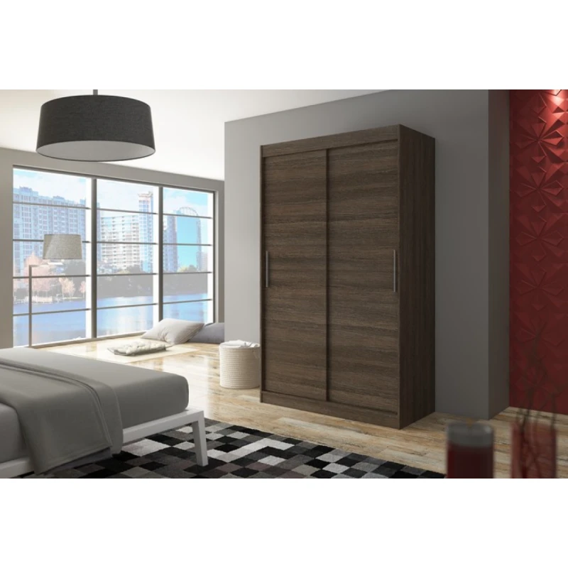 ArtAdrk Šatníková skriňa COLLIN | 120 cm Farba: Čokoládová