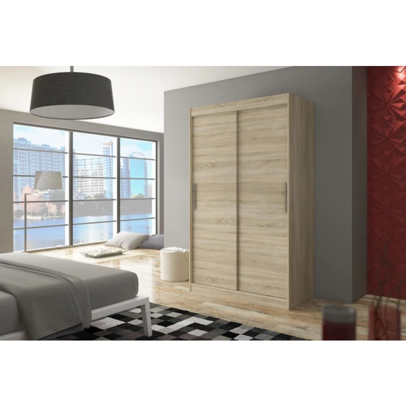 ArtAdrk Šatníková skriňa COLLIN | 120 cm Farba: Sonoma