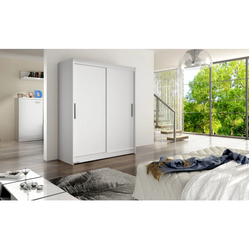 ArtAdrk Šatníková skriňa DENVER DV01 | biela 150 cm