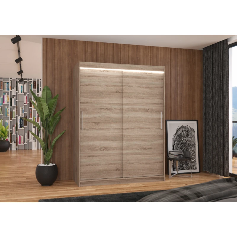 ArtAdrk Šatníková skriňa DENVER DV05 | trufla 150 cm