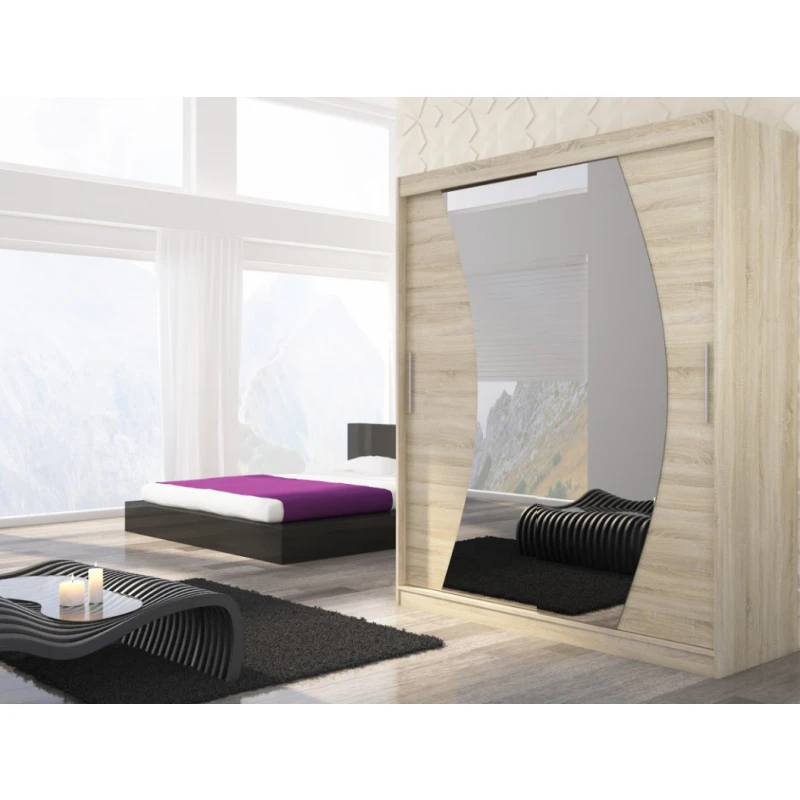 ArtAdrk Šatníková skriňa DOLORES | 180 cm Farba: Sonoma