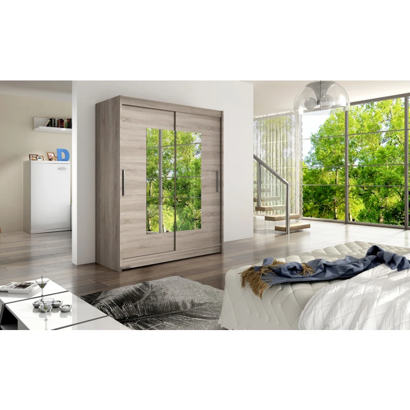 ArtAdrk Šatníková skriňa DORRIGO | 150 cm Skriňa: Dor04 / trufla