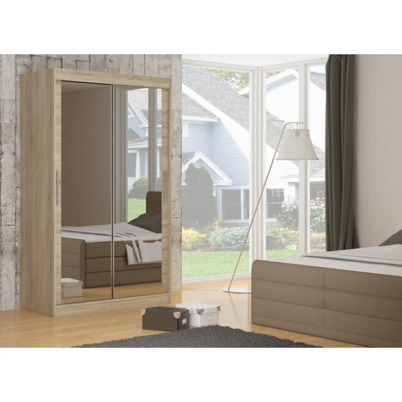 ArtAdrk Šatníková skriňa ETTORE | 180 cm Farba: Sonoma