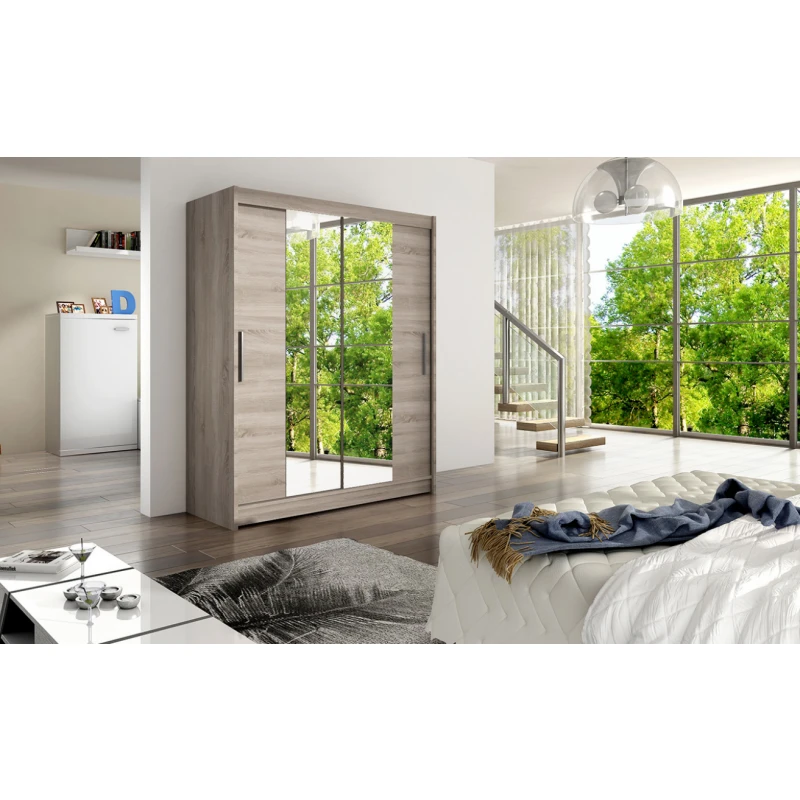 ArtAdrk Šatníková skriňa INESS | 150 cm Skriňa: Is04 / trufla