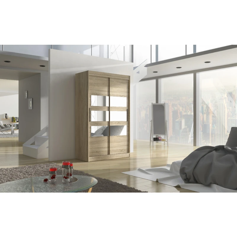 ArtAdrk Šatníková skriňa KOLORADO | 120 cm Farba: dub sonoma