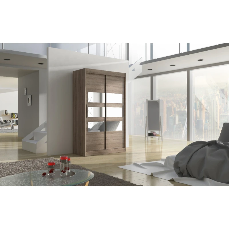 ArtAdrk Šatníková skriňa KOLORADO | 120 cm Farba: Trufla