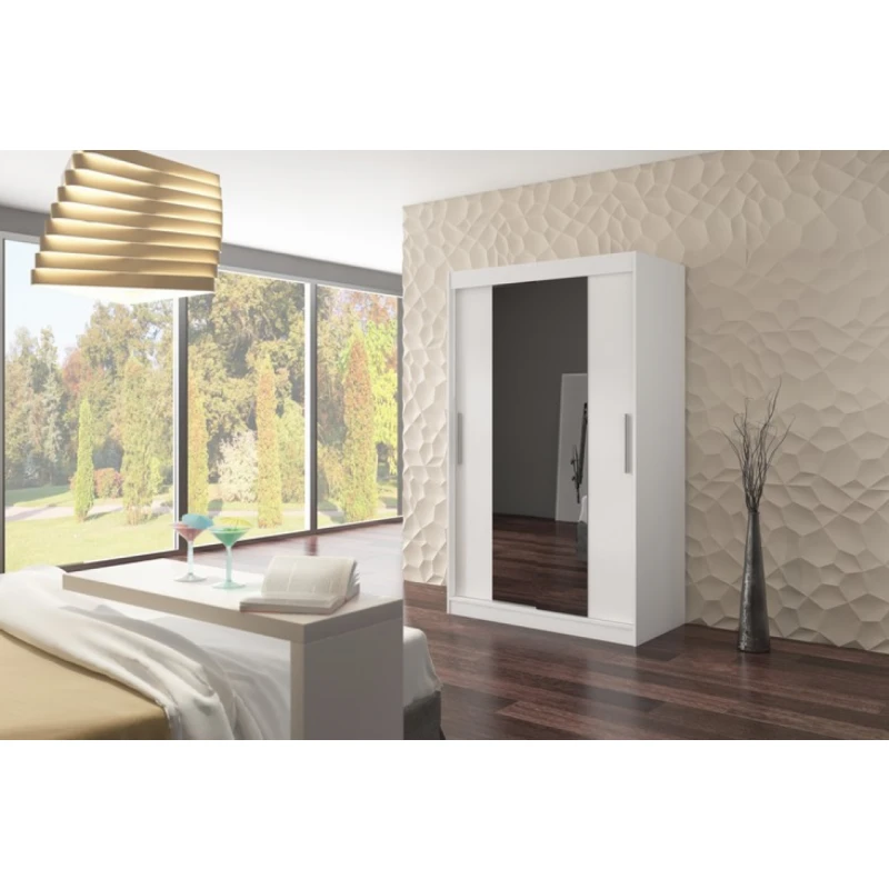 ArtAdrk Šatníková skriňa SANTOS | 120 cm Farba: Biela