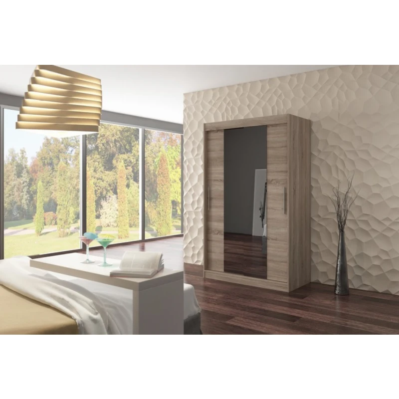 ArtAdrk Šatníková skriňa SANTOS | 120 cm Farba: Trufla