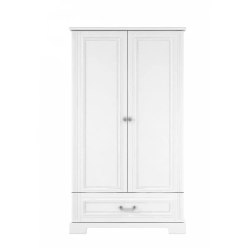 ArtBel Šatníková skriňa INES 2-dverová | biela