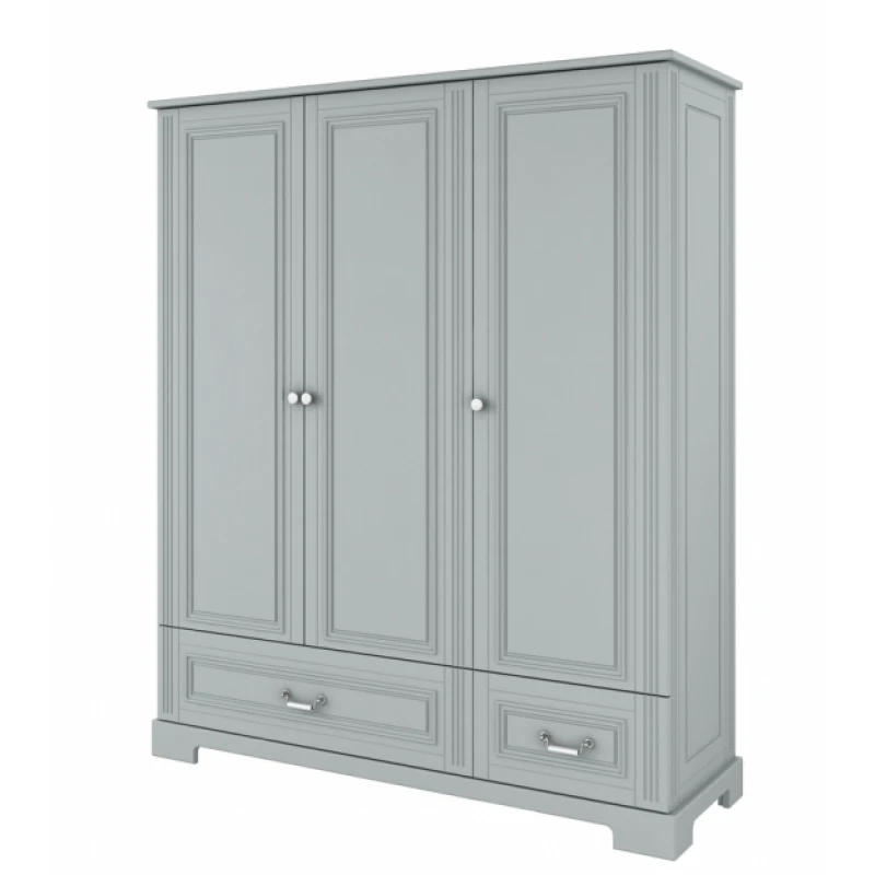 ArtBel Šatníková skriňa INES 3-dverová Farba: Šedá