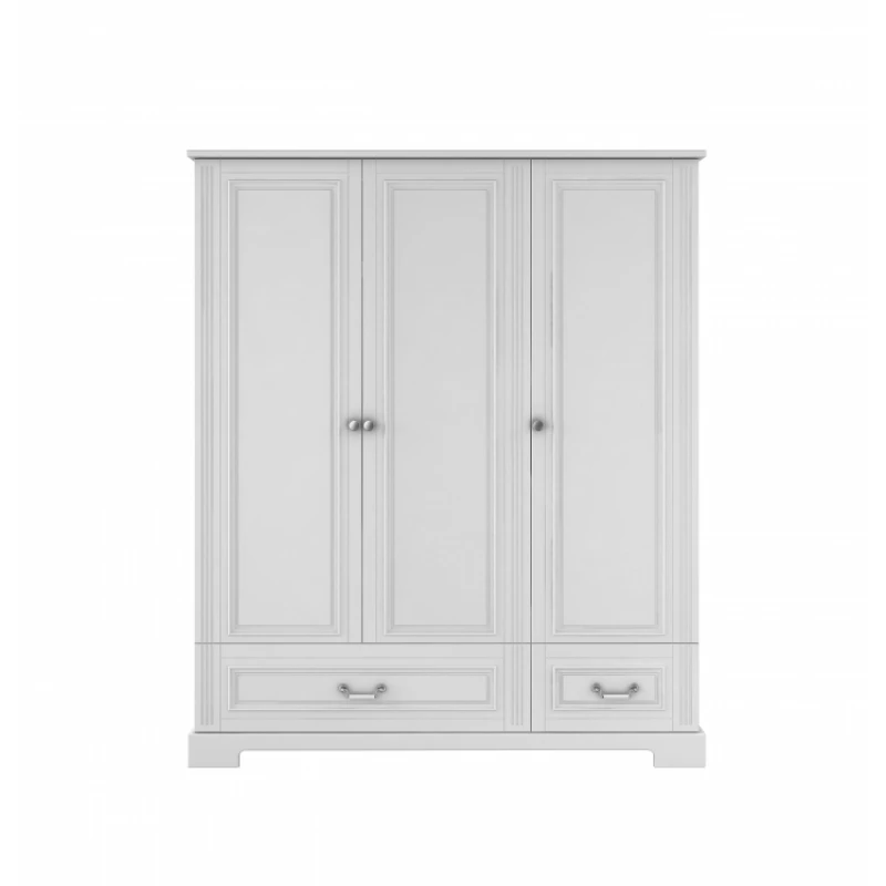 ArtBel Šatníková skriňa INES 3-dverová Farebné prevedenie: Biela
