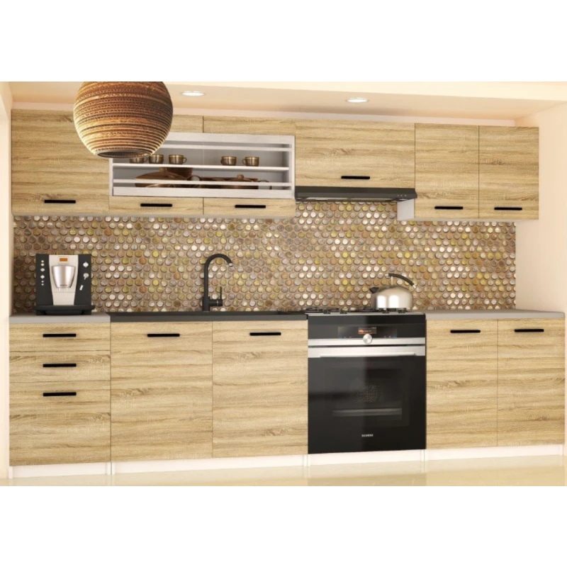 ArtBelin Kuchynská linka MARIKA | dub sonoma 240 cm