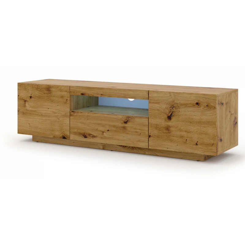 ARTBm TV stolík AURA 150 | dub artisan Variant: s LED osvetlením