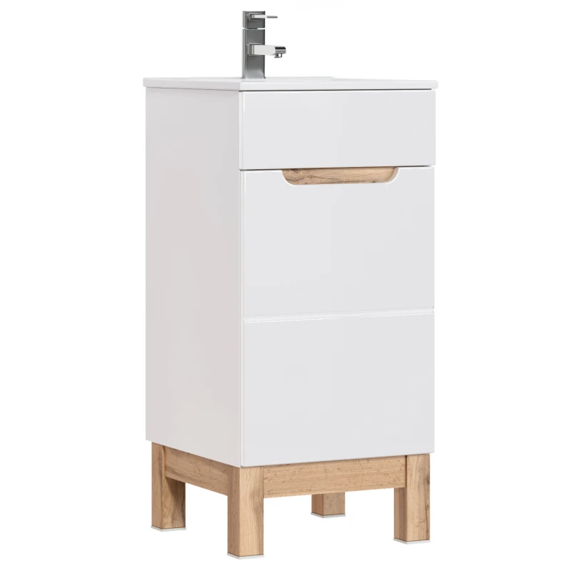 ArtCom Kúpelňová zostava BALI White Bali: skrinka pod umývadlo 40 - 823 (84 x 40 x 41 cm)