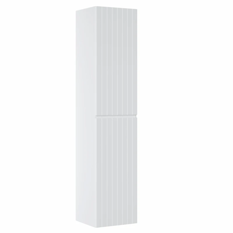 ArtCom Kúpeľňová zostava ICONIC WHITE TYP: Vysoká závesná skrinka 80-01: 35 x 160 x 33 cm