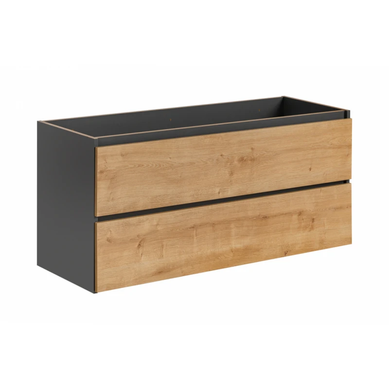 ArtCom Kúpeľňová zostava MONAKO GREY OAK Monako: Skrinka pod umývadlo Monako 823 - 57 x 120 x 46 cm