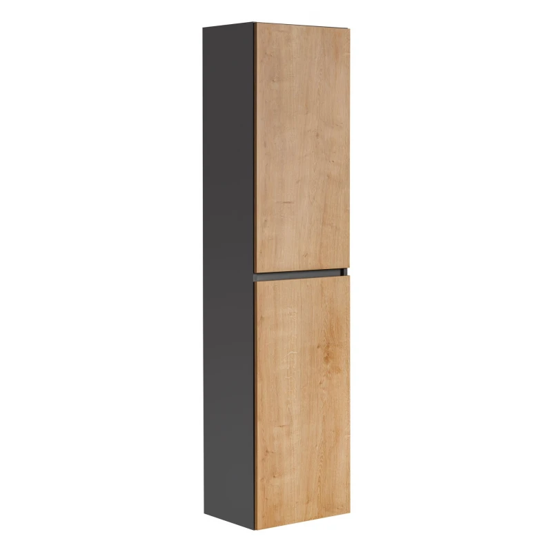 ArtCom Kúpeľňová zostava MONAKO GREY OAK Monako: Vysoká skrinka Monako 800 - 170 x 40 x 33 cm