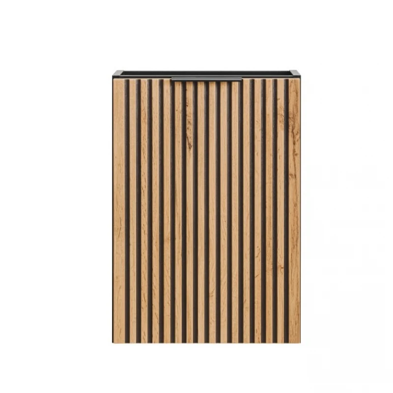 ArtCom Kúpeľňová zostava XILO | black/dub wotan TYP: Skrinka pod umývadlo XILO DUB WOTAN 82-40-D-1D / 40 x 57 x 22 cm