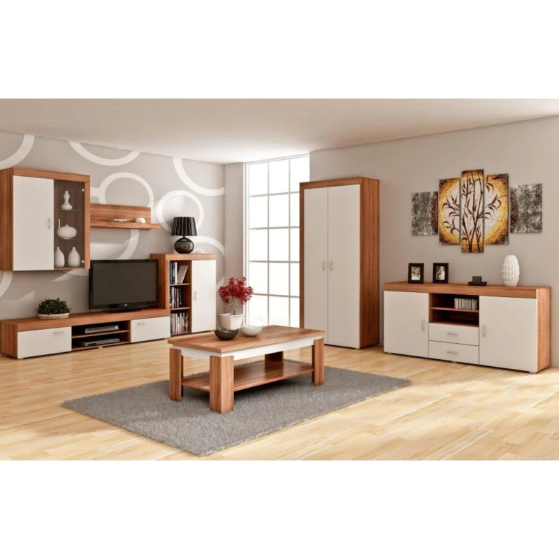 ArtCross Obývacia stena MAMBA Farba: Slivka / biela