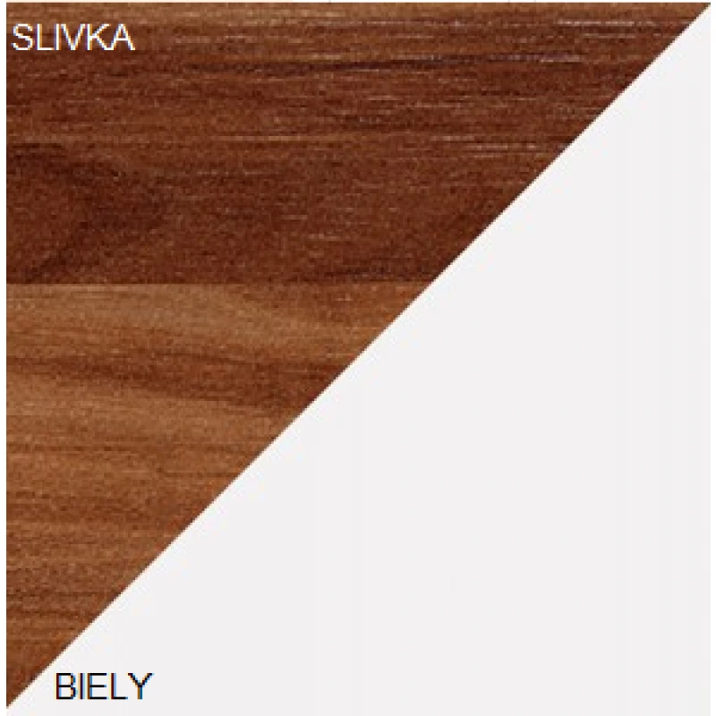 ArtCross Šatníková skriňa MAMBA MAM 05 Farba: Slivka / biela