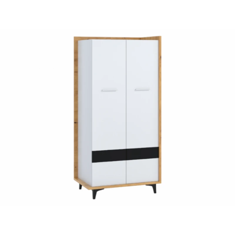 ArtCross Skriňa BOX-10 Farba: dub artisan / biela / čierna