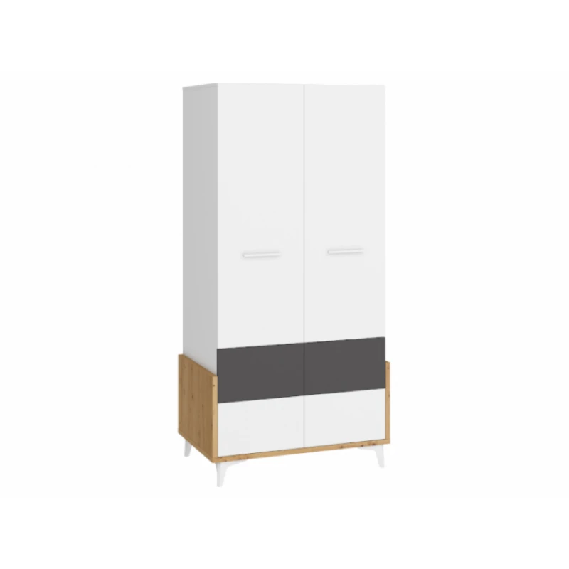 ArtCross Skriňa  HEY-20  | 95 Farba: Dub artisan/biela/grafit