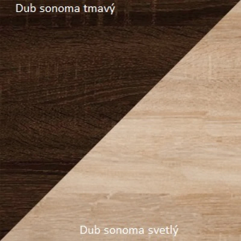 ArtCross TV stolík ORION Farba: Dub sonoma svetlý / dub sonoma tmavý