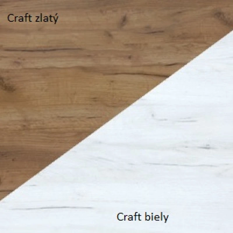ArtCross TV STOLÍK REX Farba: Craft zlatý /  craft biely