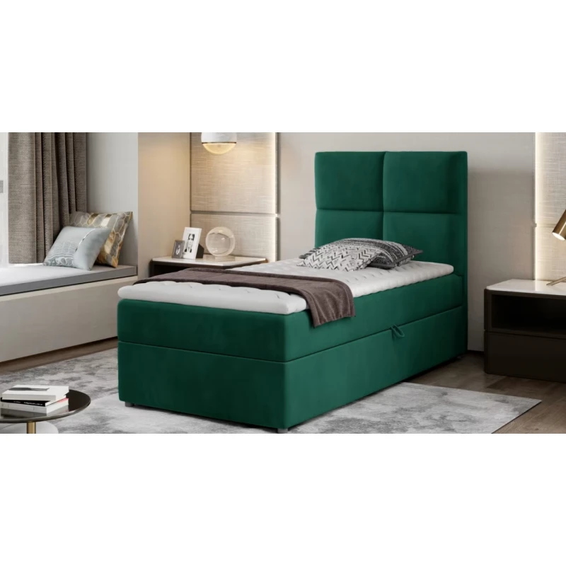 ArtElta Čalúnená jednolôžková posteľ RIVIA | 90 x 200 cm Farba: Monolith 37