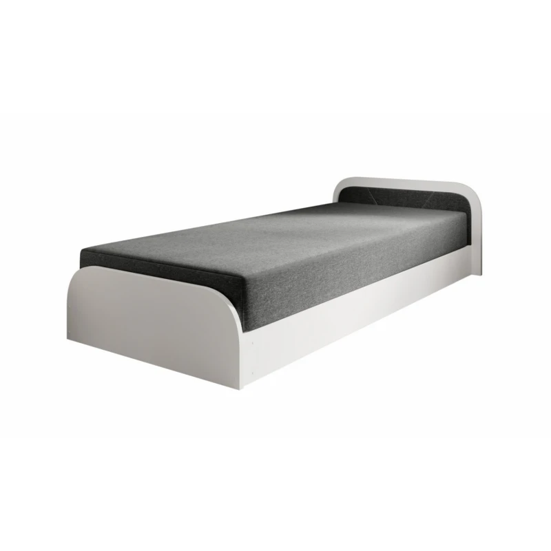 ArtElta Jednolôžková posteľ PARYS biela | 80 x 190 cm Farba: Pravá / Sawana 21