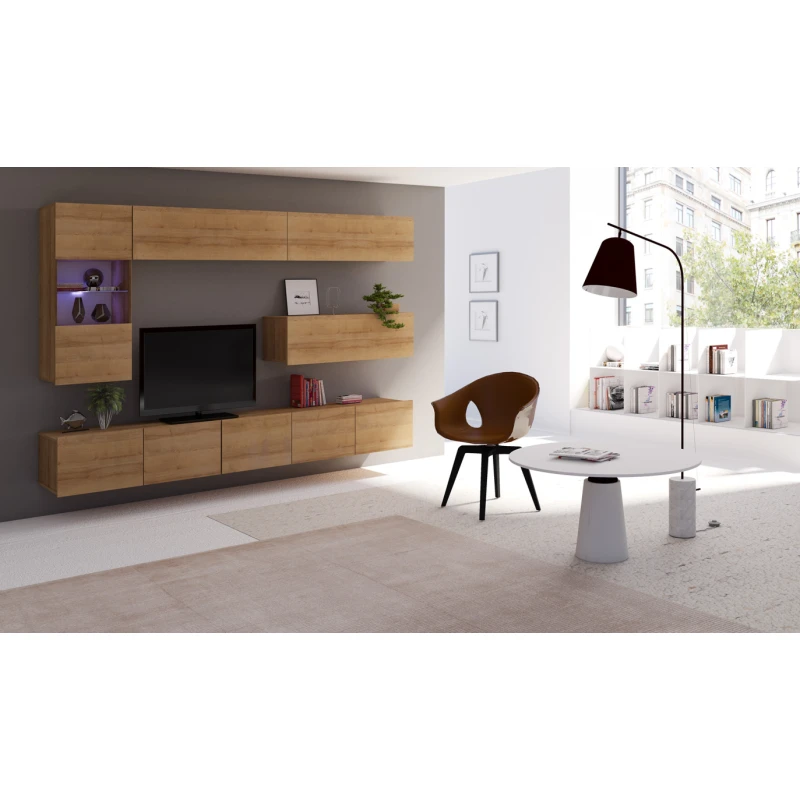 ArtGiB Obývacia stena CALABRINI IV Farba: Dub zlatý