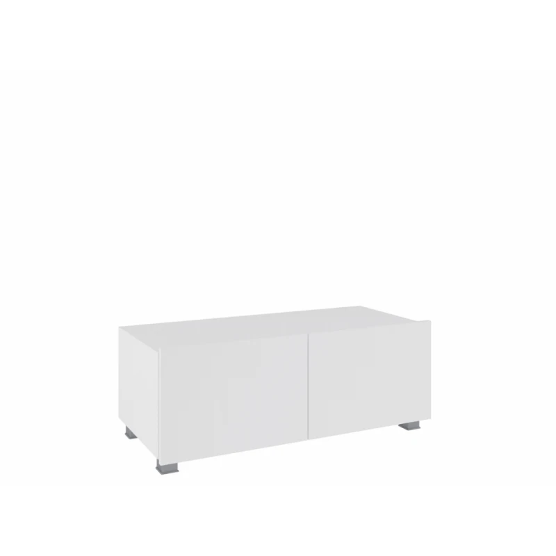 ArtGiB TV stolík 100 CALABRINI C-11 FARBA: Biela / biely lesk