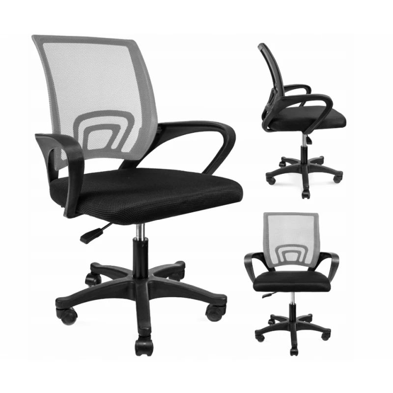 ArtJum Kancelárske kreslo JUPI | čierna podnož / sivá