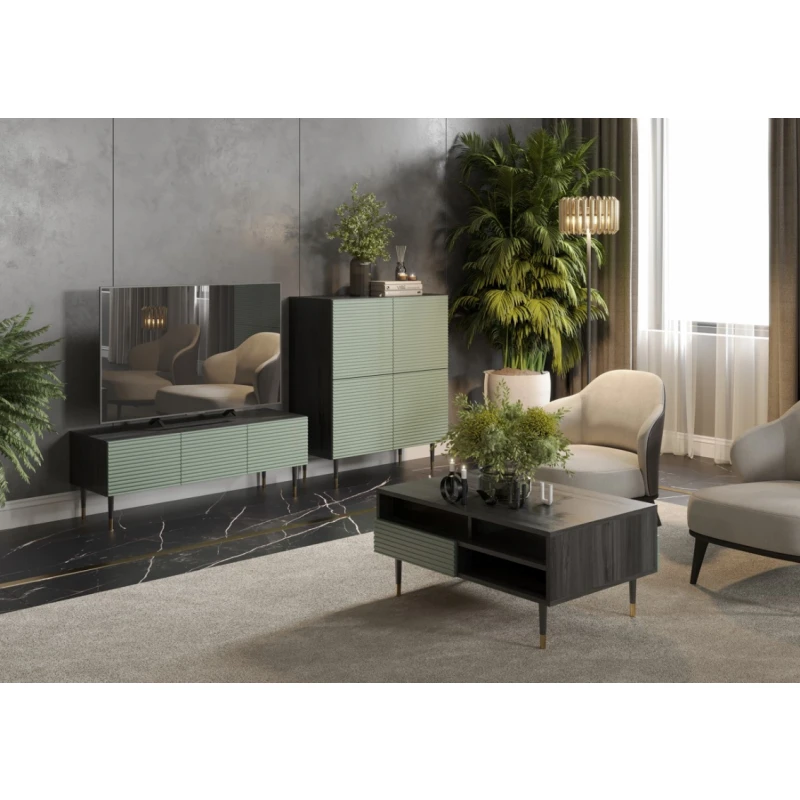 ArtMadex Obývacia stena IMPERIAL | pistáciová