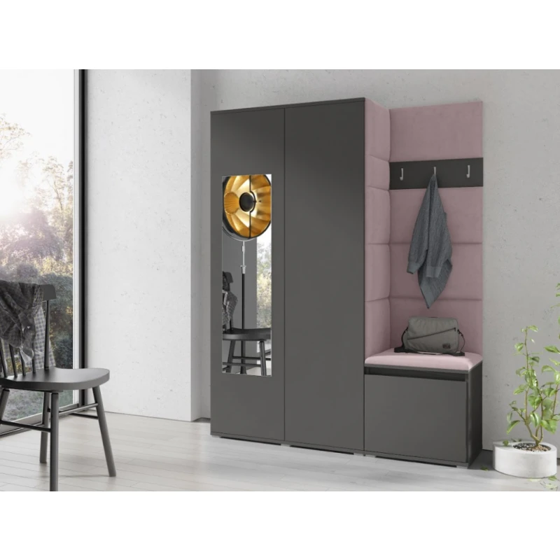 ArtPK Predsieň EMI 11 | sivá so zrkadlom farebné prevedenie: Trinity 19