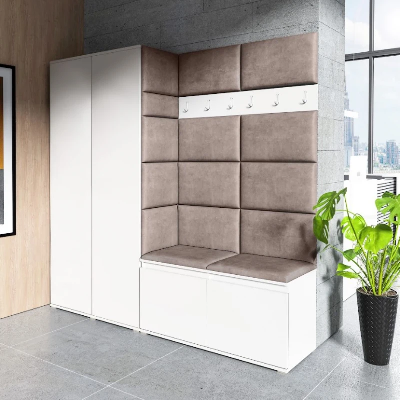 ArtPK Predsieň EMI 8 | biela bez zrkadla farebné prevedenie: Trinity 05